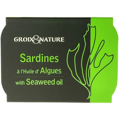 Sardines à l&rsquo;Huile d&rsquo;Algues, Groix & Nature